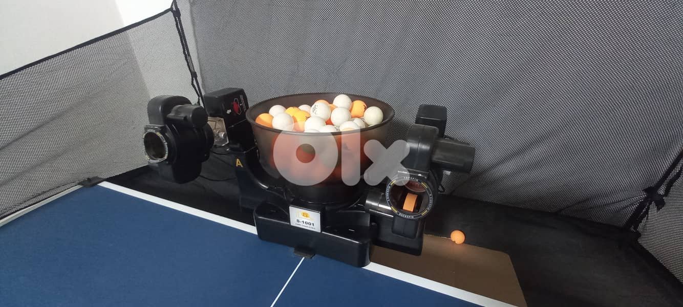 Ping Pong Table + Robot + Catch net + 100Balls 2
