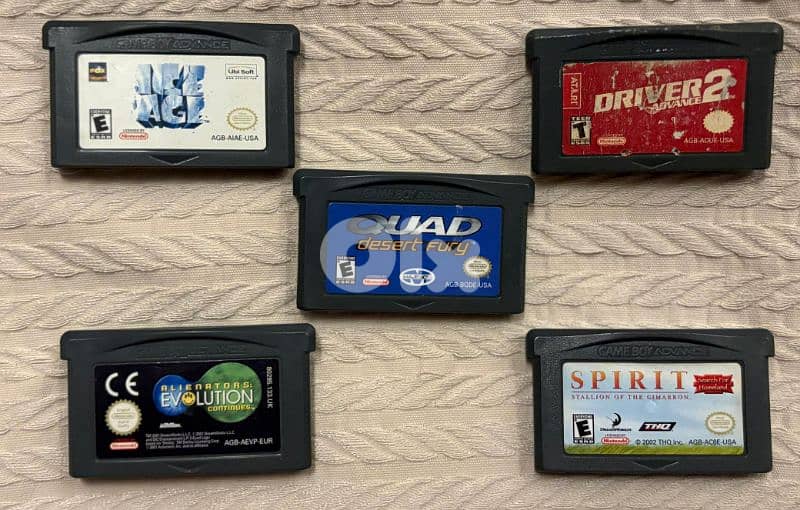 gameboy gba Nintendo cartridges 9
