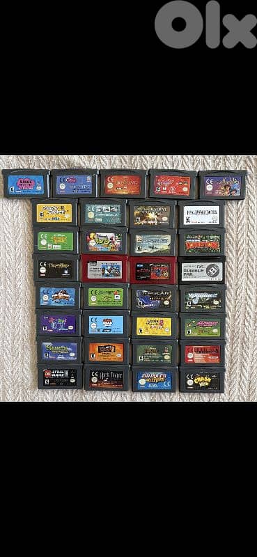 gameboy gba Nintendo cartridges 13