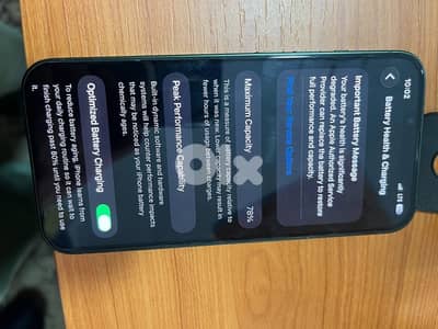 iphone 12 256G battery 78