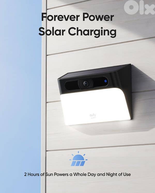 eufy - Solar Wall Light Cam S120 1