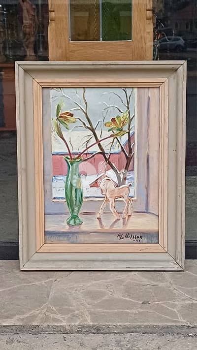 لوحة رسم زيتي اوروبية