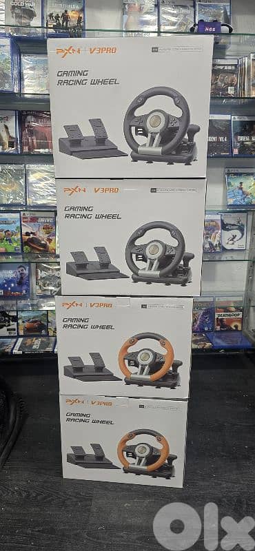 pxn v3 pro steering wheel for ps4 pc nintendo
