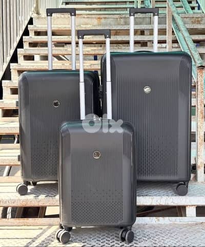 Travel bags set unbreakable with warranty suitcase luggage