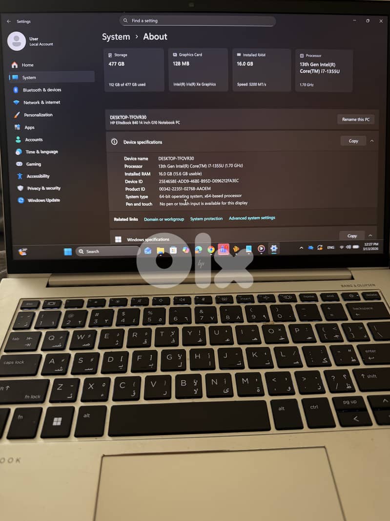 HP elitebook 840 14 inch G10 1