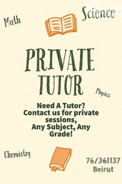 Leçons Particulières / Private Tutor (in person or online)