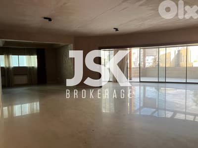 L20700-Spacious Apartment With a Terrace For Sale in Achrafieh, Saydeh