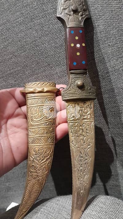 antique walnut chest + daggers + n7as