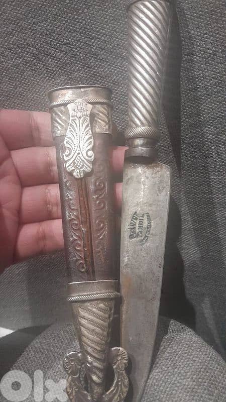 antique walnut chest + daggers + n7as 1