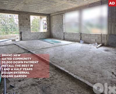 50,000 $ down payment/Under Construction/Aley Town/عاليه/REF#AD133941