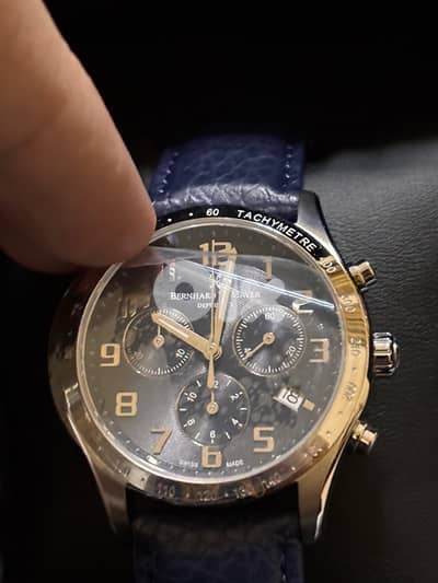 Bernhard H. Mayer Iris Chronograph – Deep Blue (Swiss Made) Brand new