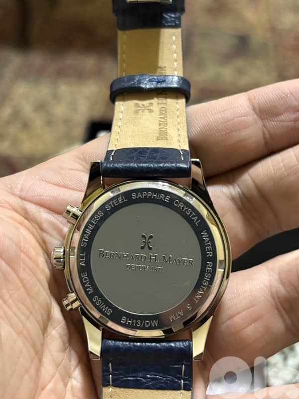 Bernhard H. Mayer Iris Chronograph – Deep Blue (Swiss Made) Bernard 5