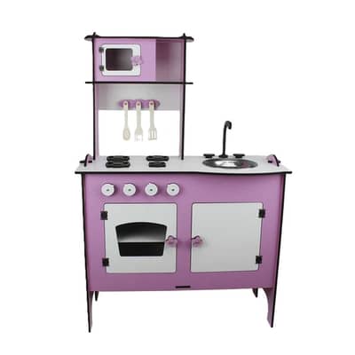 Wooden Kitchen Set For Kids - مجموعة مطبخ خشبية للأطفال