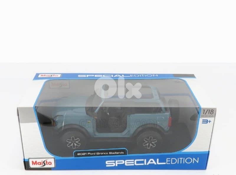 Ford Bronco Badlands 2021 diecast car model 1;18 9