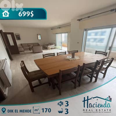 Apartment For Rent In Dik El Mehde