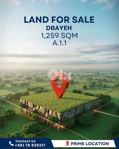 Land For Sale in Dbayeh - أرض للبيع في ضبيه
