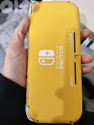 Switch lite with arcade controller