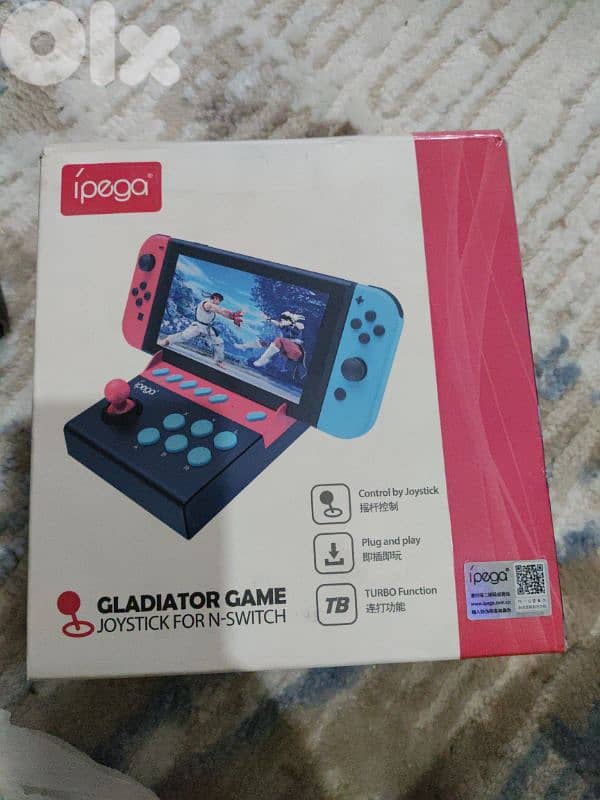 Switch lite with arcade controller 3