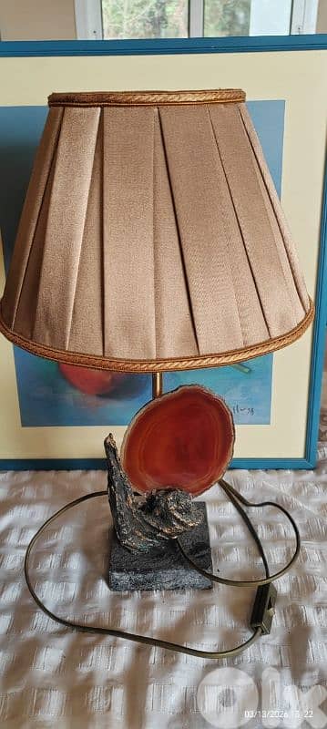 vintage 1970s table lamp,