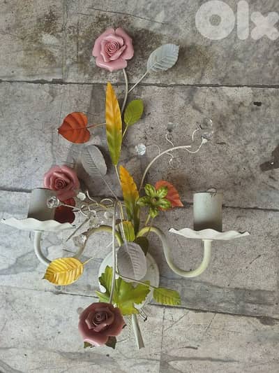 ابليك شمعتين عدد١ مميز فيرفورجي مميز ناعم