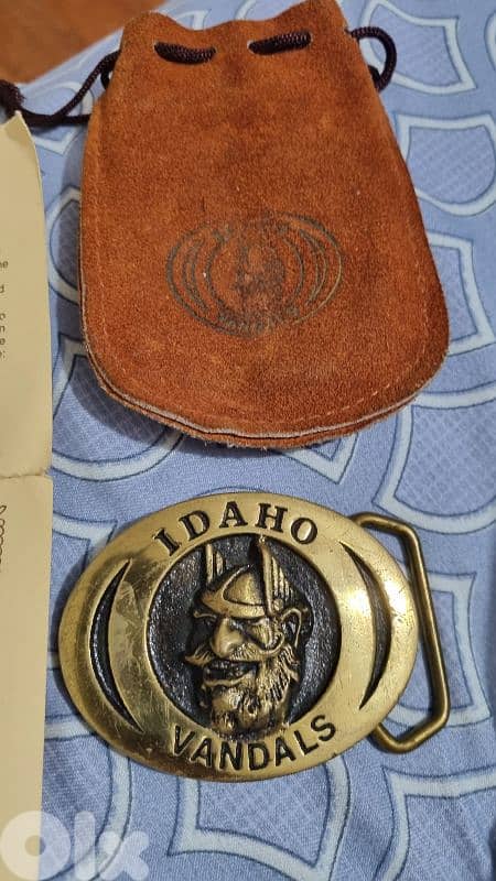 ​ Rare 1983 Collector’s Idaho Brass Belt Buckle – Limited Edition 7