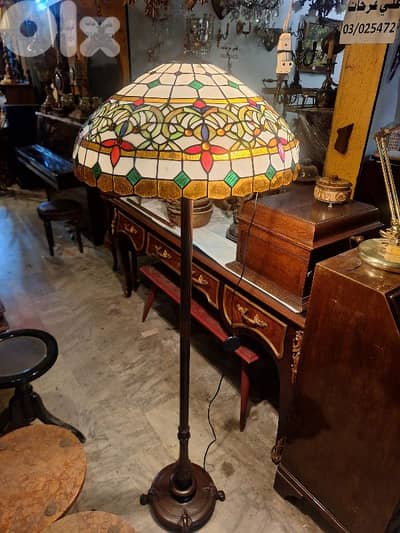 floor lamp Tiffany lamp Italy vintage handmade