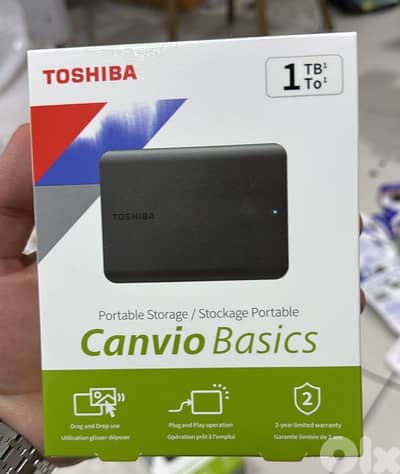 Toshiba canvio basics hard disk 1tb