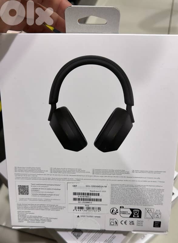 Sony Wh-1000XM5 SA Black 1