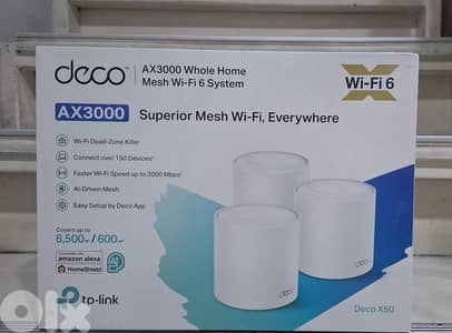Tp-link AX3000 Mesh Wi-Fi 6 System Deco X50 3pack