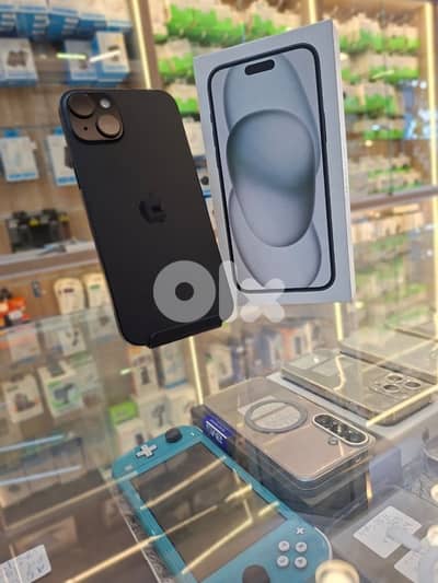 Used iphone 15 plus 128 gb black  *430 cycle
