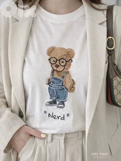 new shirts Teddy print