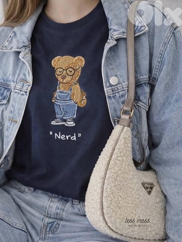 new shirts Teddy print 1