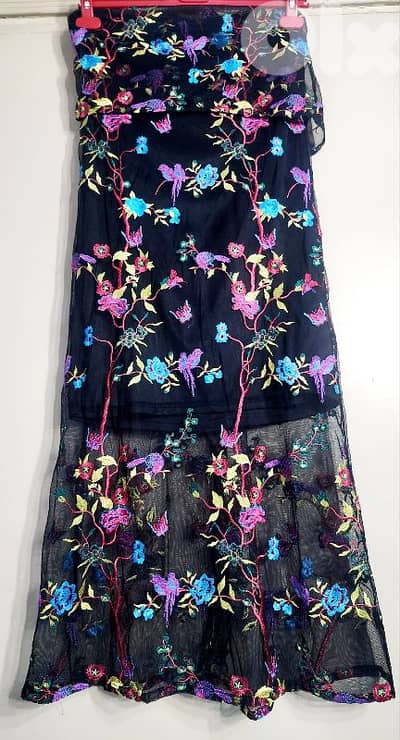 RD & COCO embroidered mesh dress M 38 فستان مطرز