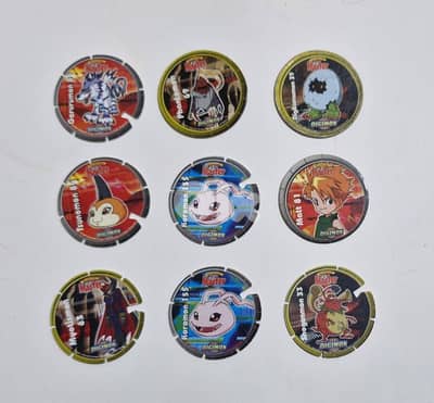 Digimon Master Pogs - 1990
