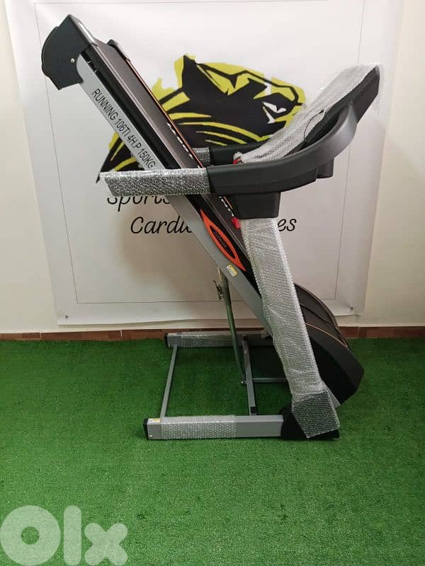 treadmill sports 4hp motor power automatic incline 2