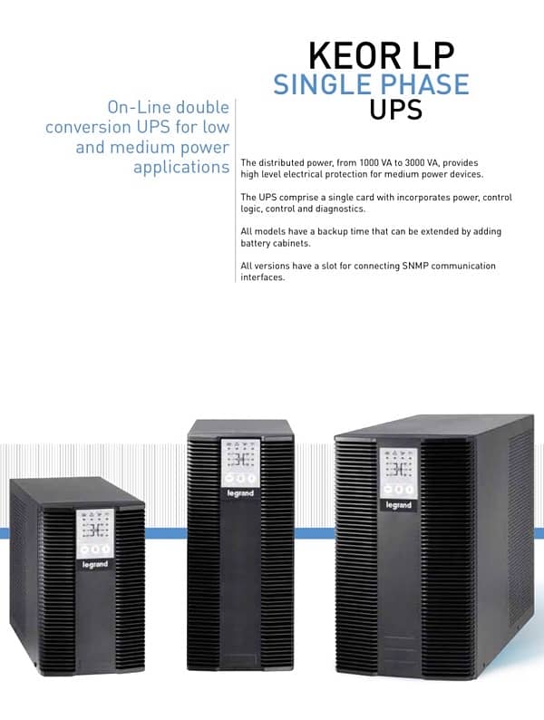 KEOR LP SINGLE PHASE UPS 1