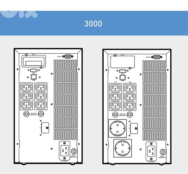 KEOR LP SINGLE PHASE UPS 3