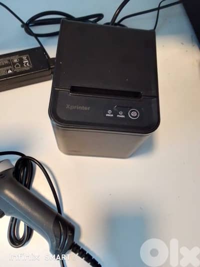 Cash register with printer and punching tool. and software.