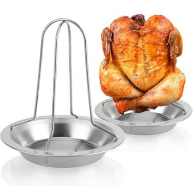 stainless steel chicken holder