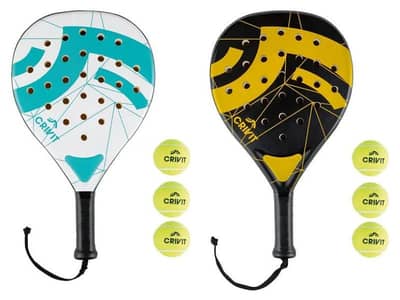 crivit padel racket set with balls