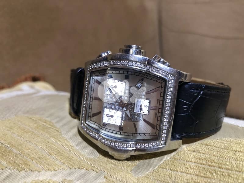 KOLBER GENEVE SWISS MADE SWITZERLAND CHORONO ETA 45MM WORKING FINE 5