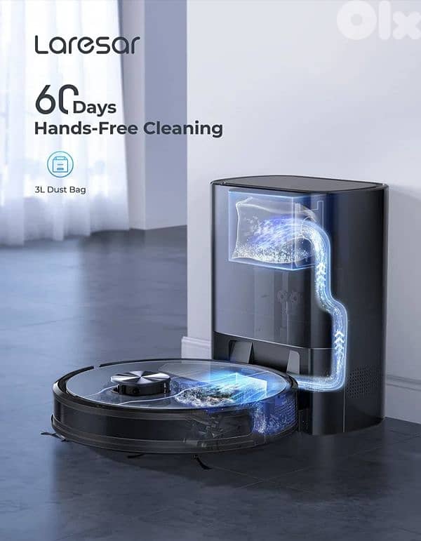 Laresar L6 Nex Vacuum Robot,3L , 3500Pa Suction Power(original). 1