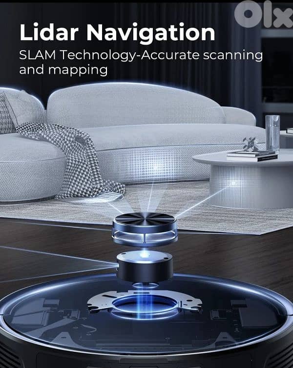Laresar L6 Nex Vacuum Robot,3L , 3500Pa Suction Power(original). 8
