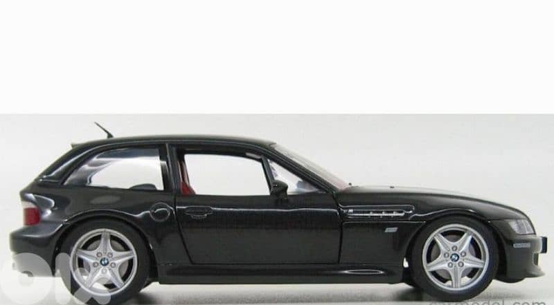 BMW Z3 M Coupe 1999 diecast car model 1;18 2