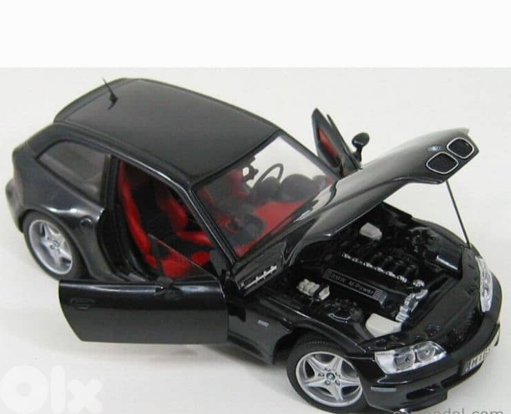 BMW Z3 M Coupe 1999 diecast car model 1;18 5