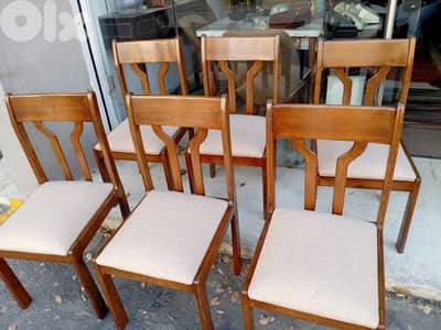 كراسي اوروبي شبه جديد خشب مسيف