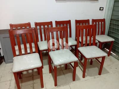 كراسي خشب مسيف موجود كمية