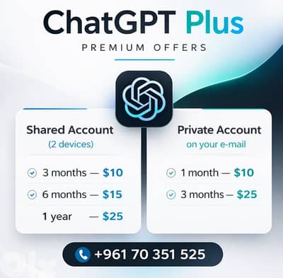 Chat Gpt Plus Offer!