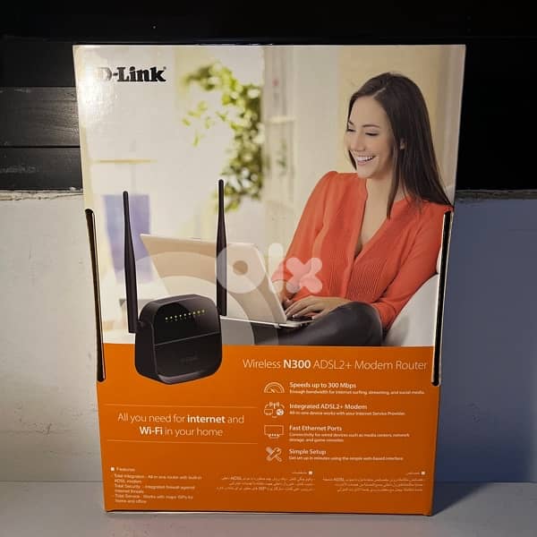 Router D-Link DSL-124 1