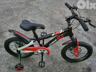 disc brakes bike 16"  suitable for kids aged 5 to 7 years (brand new)